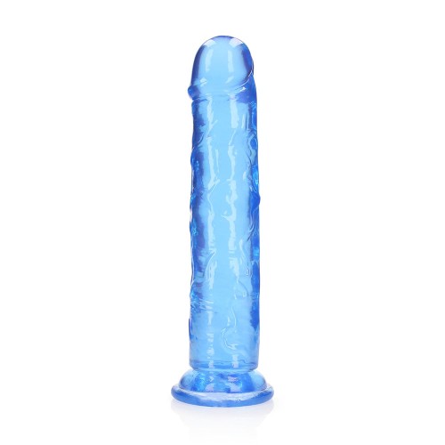 Dildo Crystal Clear RealRock de 11 in. Azul