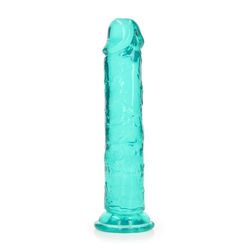 RealRock Crystal Clear 7 in. Dildo Without Balls