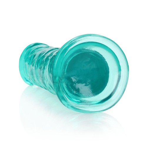 Dildo Cristal Transparente 7 in. Sin Bolas RealRock