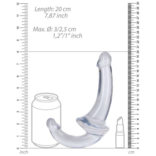 Dildo Strapless RealRock de 6 in. para Uso Dual