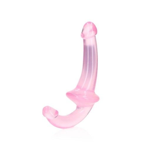 Dildo Strapless Crystal Clear de 6 in. Rosa