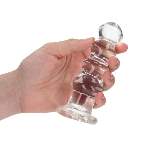 RealRock Crystal Clear Curvy Dildo/Plug