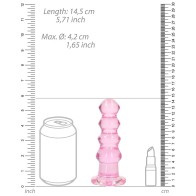 Dildo Curvy RealRock 5.5 in. - Placer Cristalino