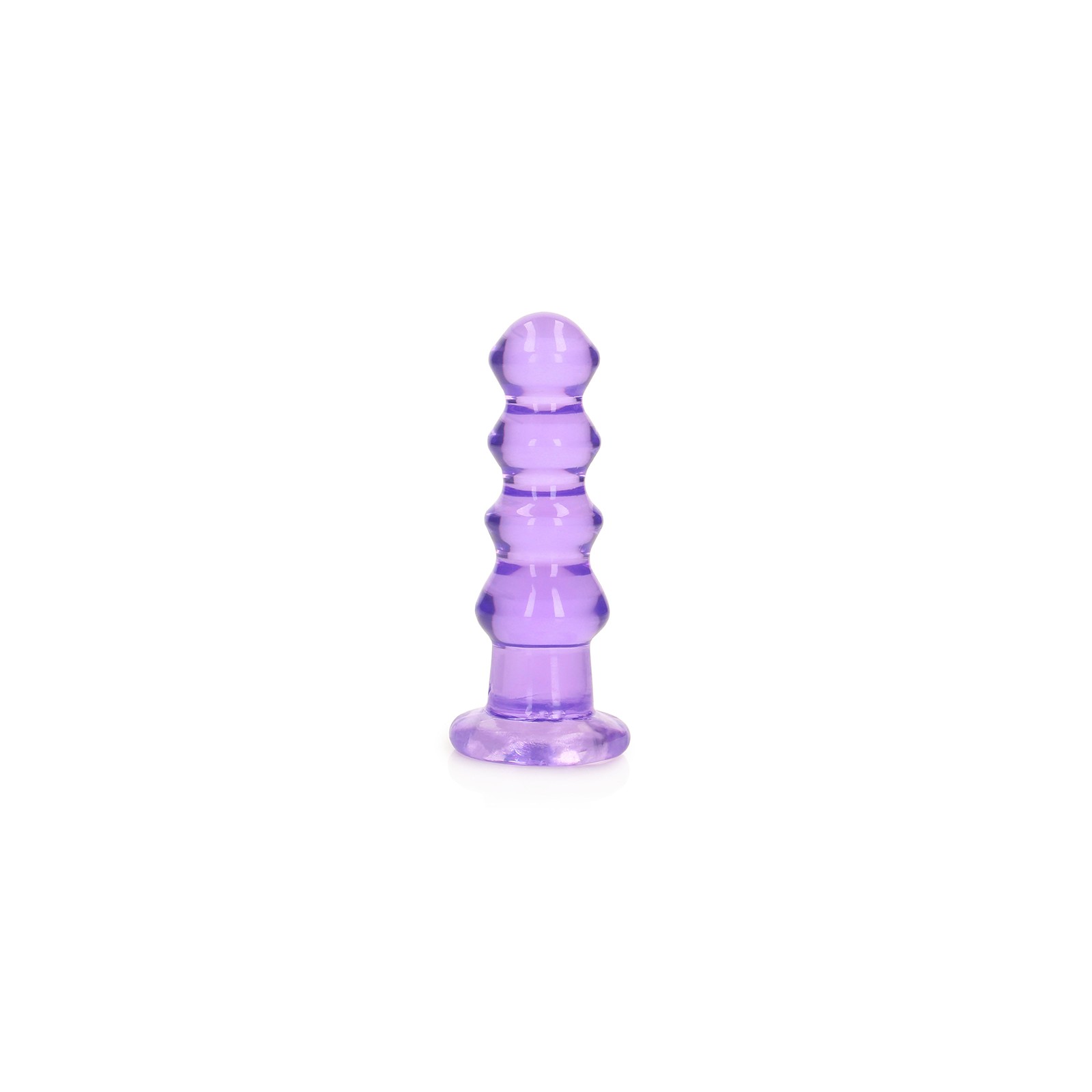 Dildo Curvo RealRock Crystal Clear para Placer Versátil