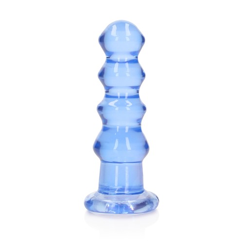 RealRock Crystal Clear Curvy Dildo 5.5 in.