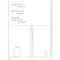 RealRock Crystal Clear Double Dong - Unmatched Pleasure