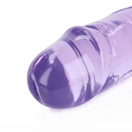 Dildo Doble Crystal Clear de 13 pulgadas RealRock