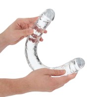 RealRock Crystal Clear Double Dong 18 in.