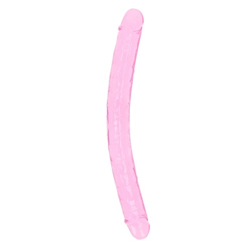 Dildo Doble Transparente RealRock 18 Pulgadas