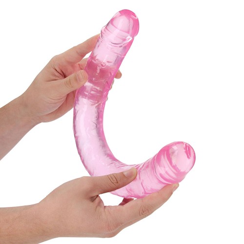 Dildo Doble Transparente RealRock 18 Pulgadas