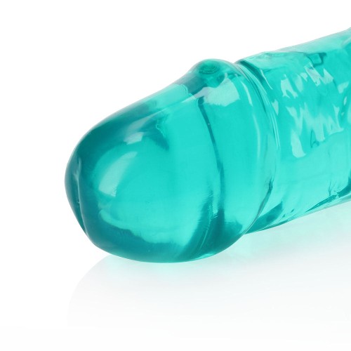 Dildo Doble RealRock Crystal Clear