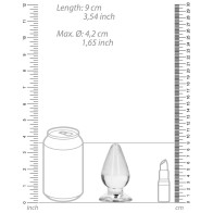 Plug Anal RealRock Cristal Clear de 3.5"