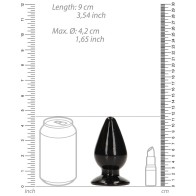 RealRock Crystal Clear 4.5in Anal Plug for Indulgent Pleasure