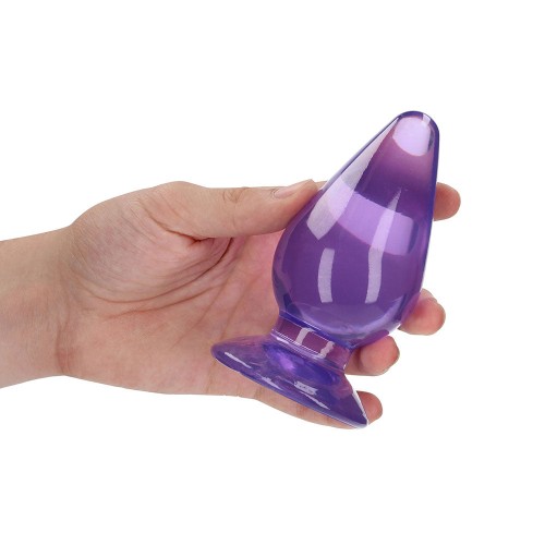 Plug Anal Crystal Clear Morado