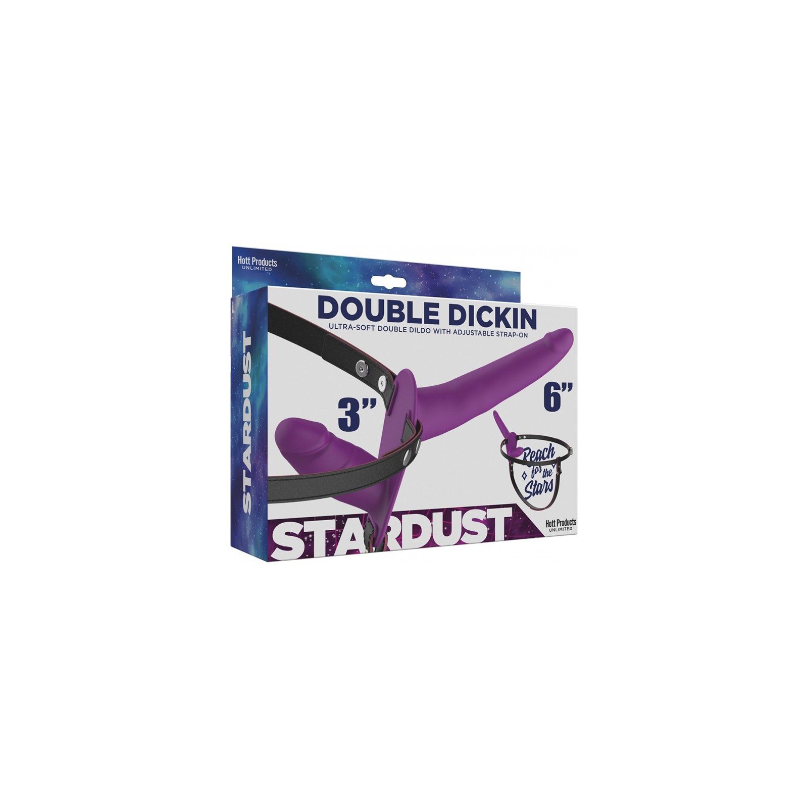 Stardust Double Dickin Strap-On with Harness