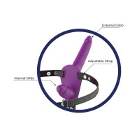 Stardust Double Dickin Strap-On with Harness