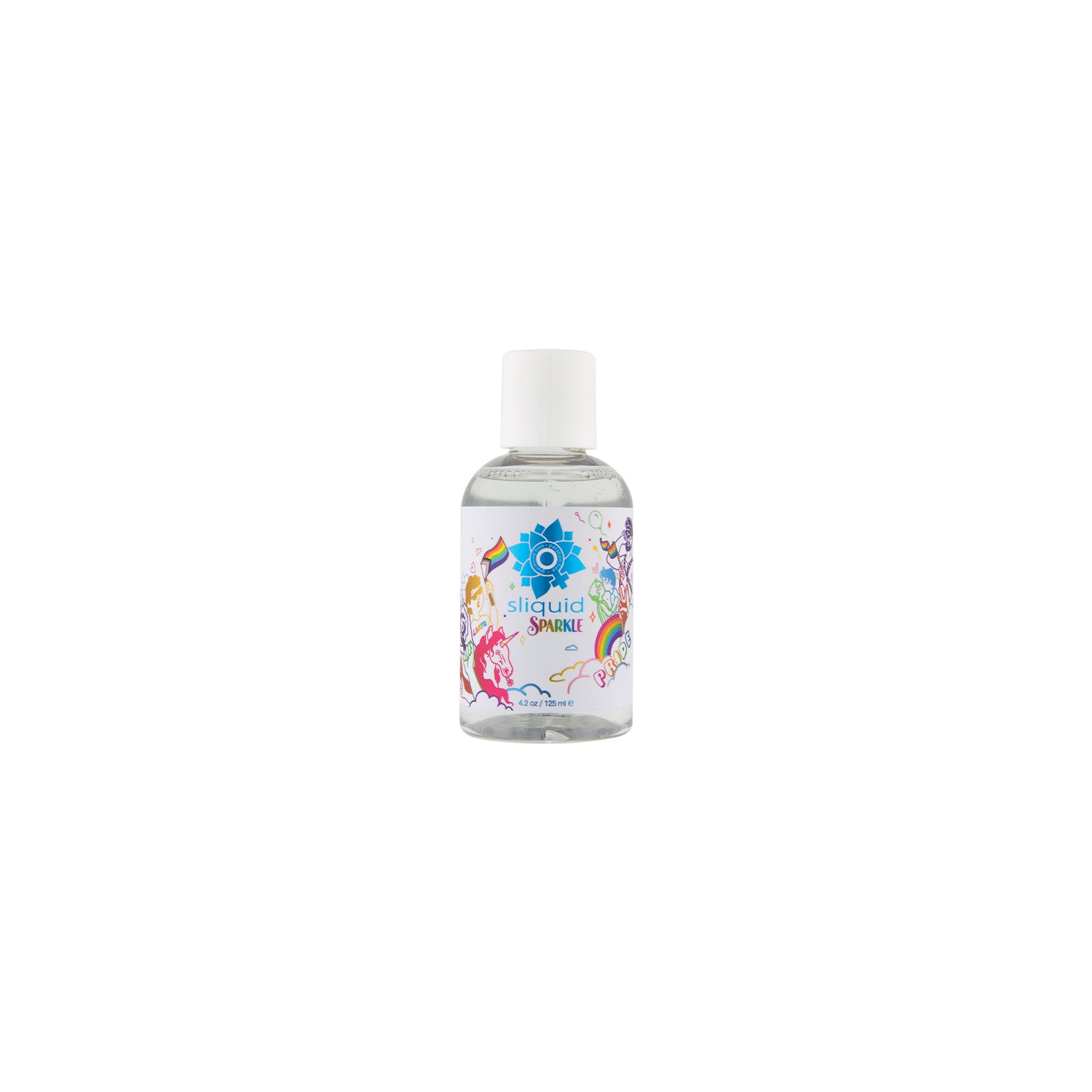 Lubricante a Base de Agua Sliquid Naturals Sparkle Pride 4.2 oz.