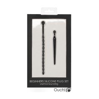 Ouch! Urethral Sounding Beginners Silicone Plug Set - Safe Exploration