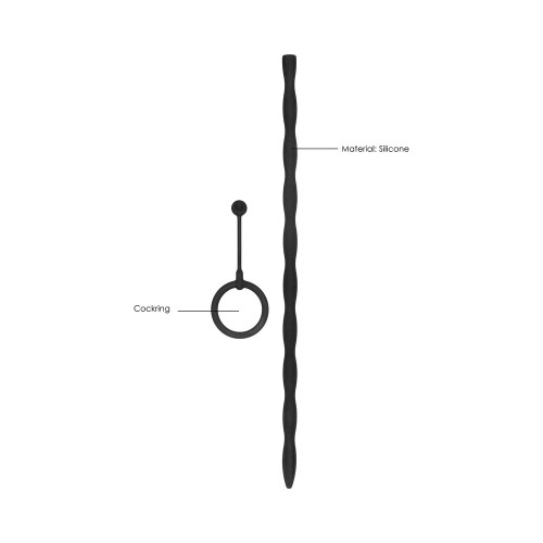 Ouch! Urethral Sounding Plug & Cock Ring Set