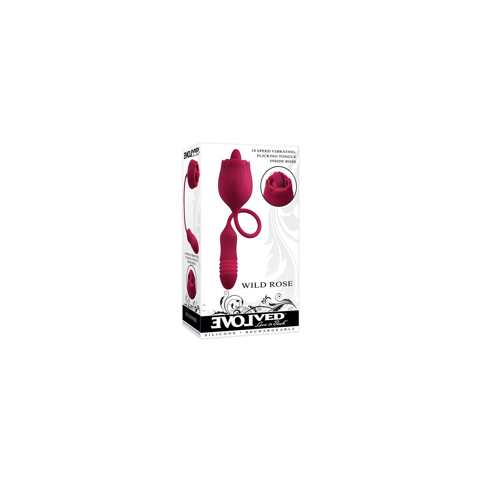 Evolved Wild Rose Vibrador Revolvente Doble Recargable