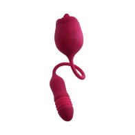 Evolved Wild Rose Vibrador Revolvente Doble Recargable