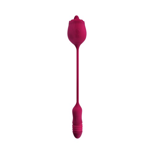 Evolved Wild Rose Vibrador Revolvente Doble Recargable