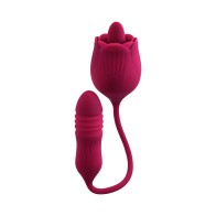 Evolved Wild Rose Vibrador Revolvente Doble Recargable