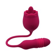 Evolved Wild Rose Vibrador Revolvente Doble Recargable