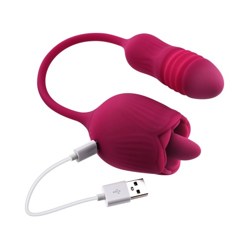 Evolved Wild Rose Rechargeable Dual-Ended Vibrator