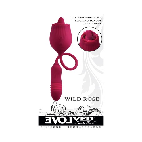 Evolved Wild Rose Vibrador Revolvente Doble Recargable