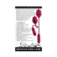 Evolved Wild Rose Vibrador Revolvente Doble Recargable