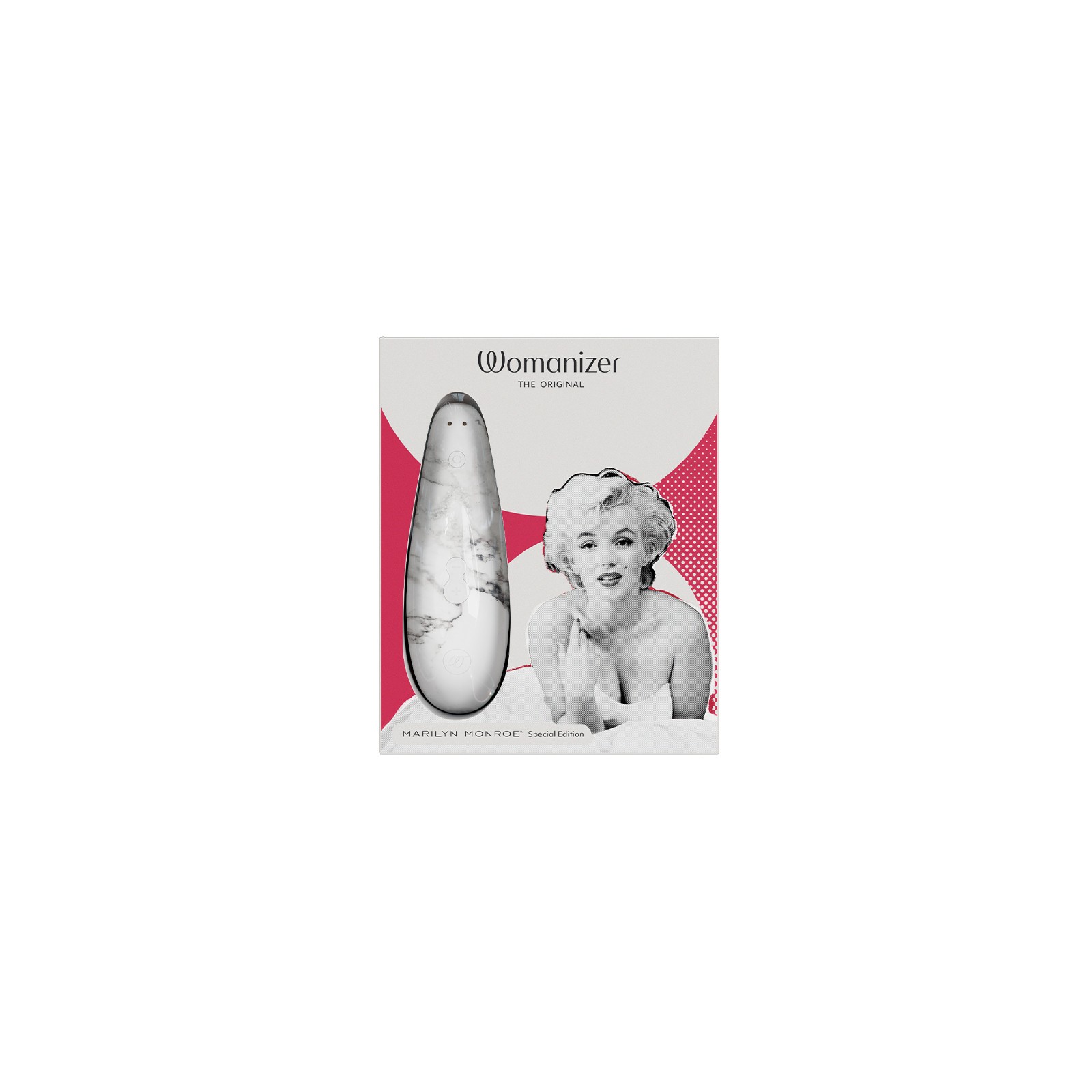 Womanizer x Marilyn Monroe Classic 2 Clitoral Stimulator - White Marble