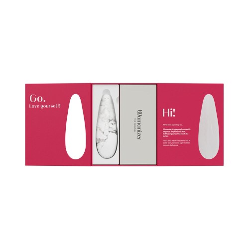 Womanizer x Marilyn Monroe Classic 2 Clitoral Stimulator - White Marble