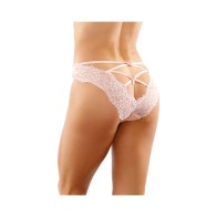 Panty de Encaje Ivy Rosa Claro S/M