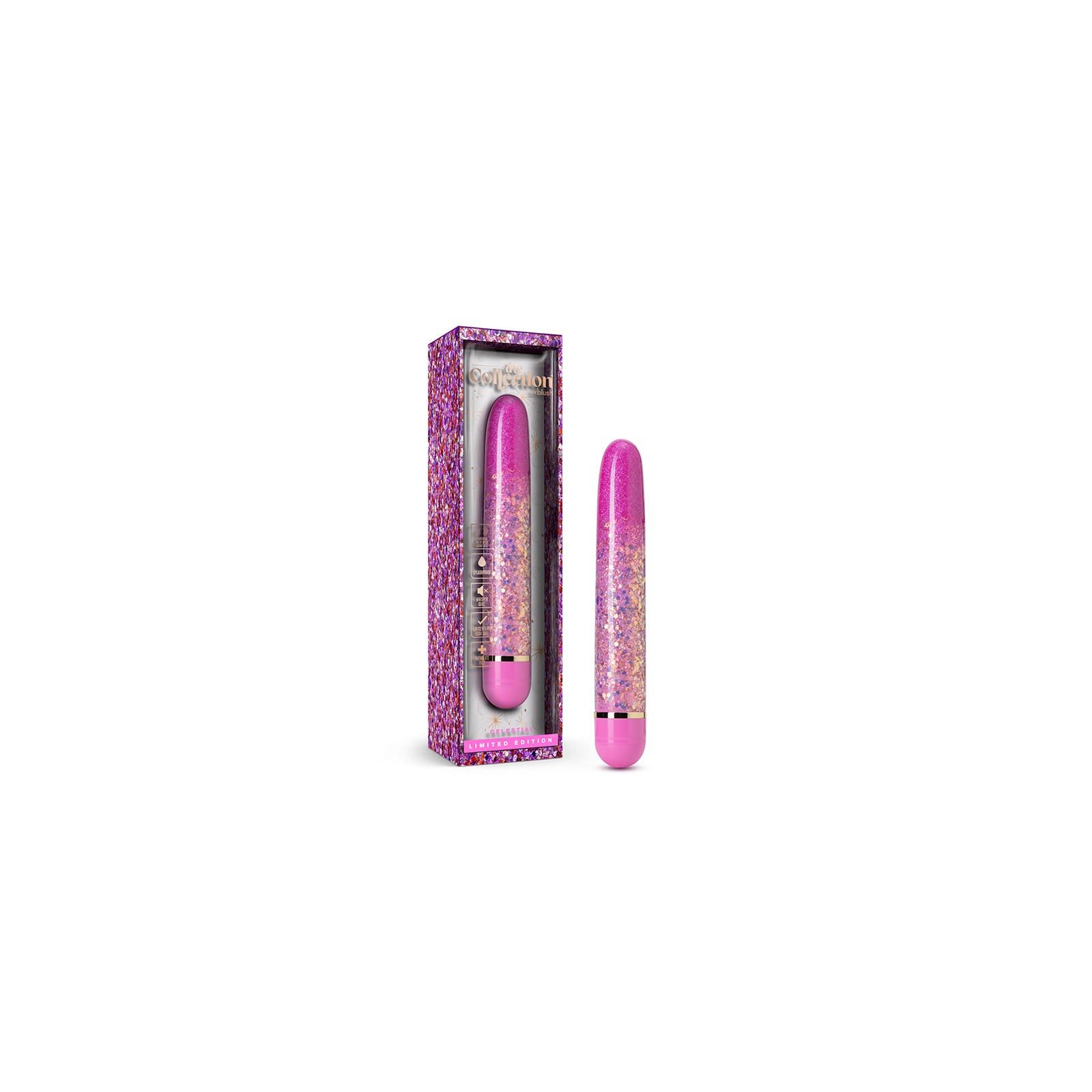 The Collection Slimline Pink Vibrator