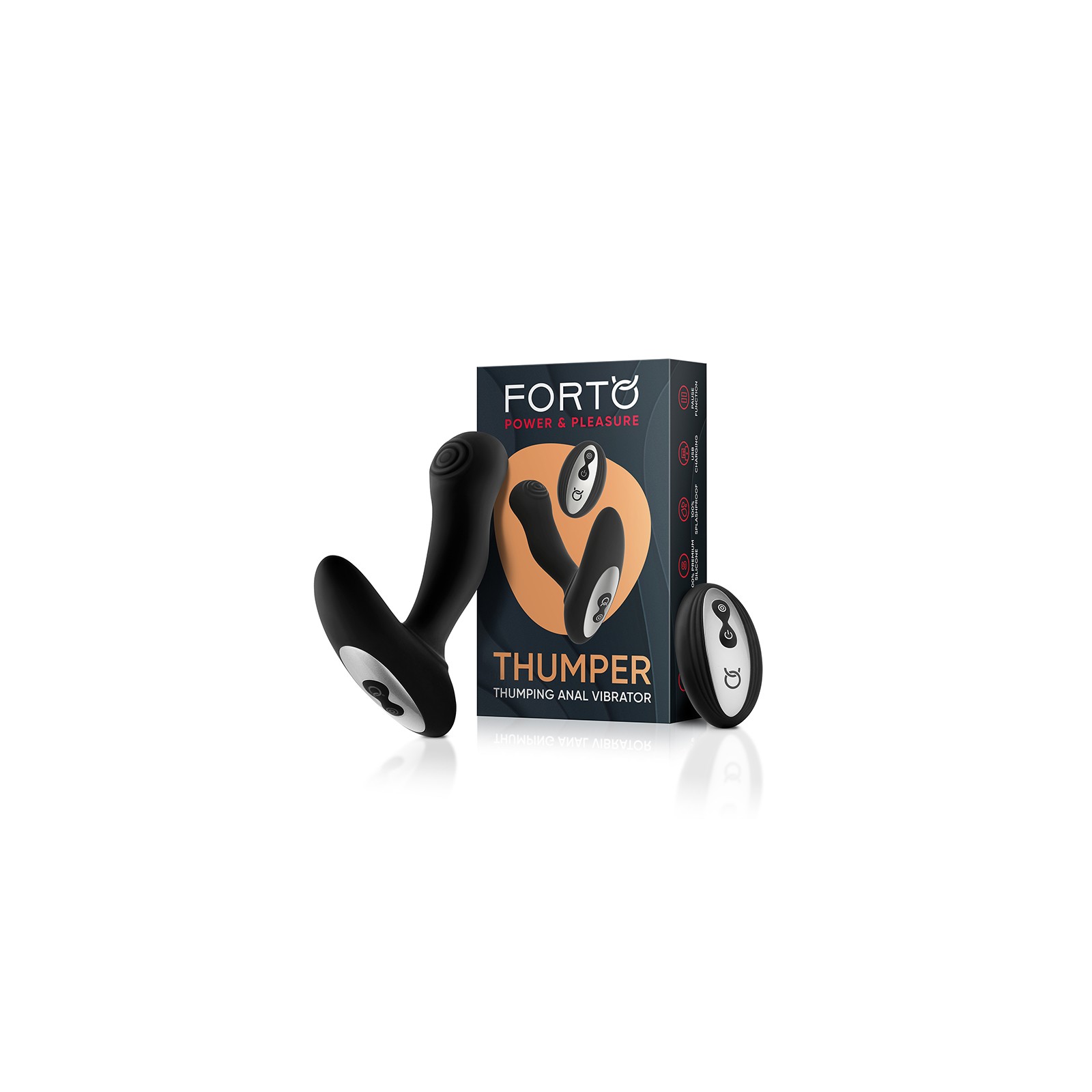 Forto Thumper Rechargeable Remote-Controlled Anal Vibrator