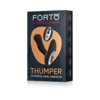 Vibrador Anal Thumper Recargable con Control Remoto Forto