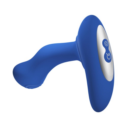 Forto Thumper Remote-Controlled Anal Vibrator Blue