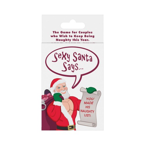 Sexy Santa Says Naughty Card Game for Couples