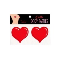 Edible Cinnamon Hearts Body Pasties