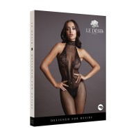 Le Desir High-Neck Fishnet Bodystocking