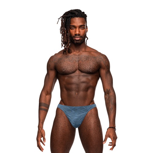 Male Power Inter-Mingle Bong V Thong - Blue S/M