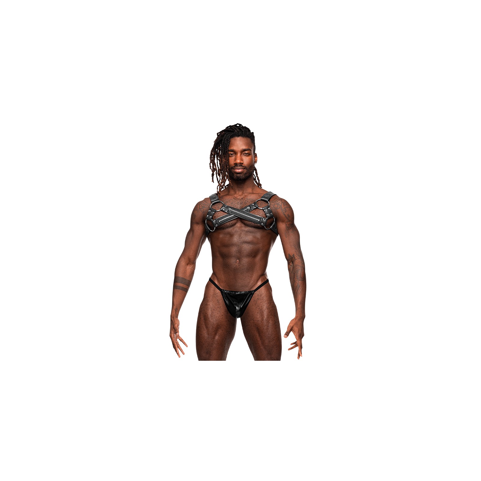 Male Power Leather Men's Virgo Harness - Stylish and Functional