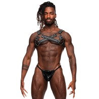 Male Power Leather Men's Virgo Harness - Stylish and Functional