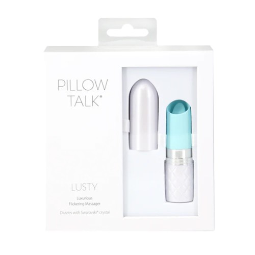 Pillow Talk Lusty Silicone Flickering Lipstick Vibrator