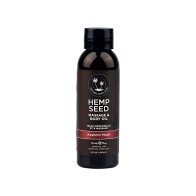 Hemp Seed Massage & Body Oil 2 oz