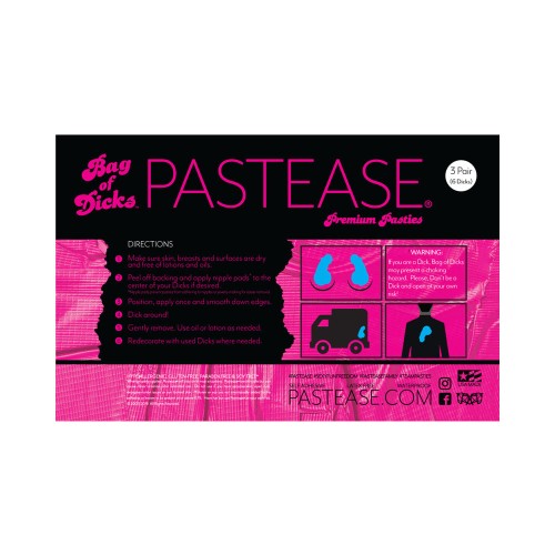 Pastease A Bag of Dicks: Pack de 3 Pasties de Pene