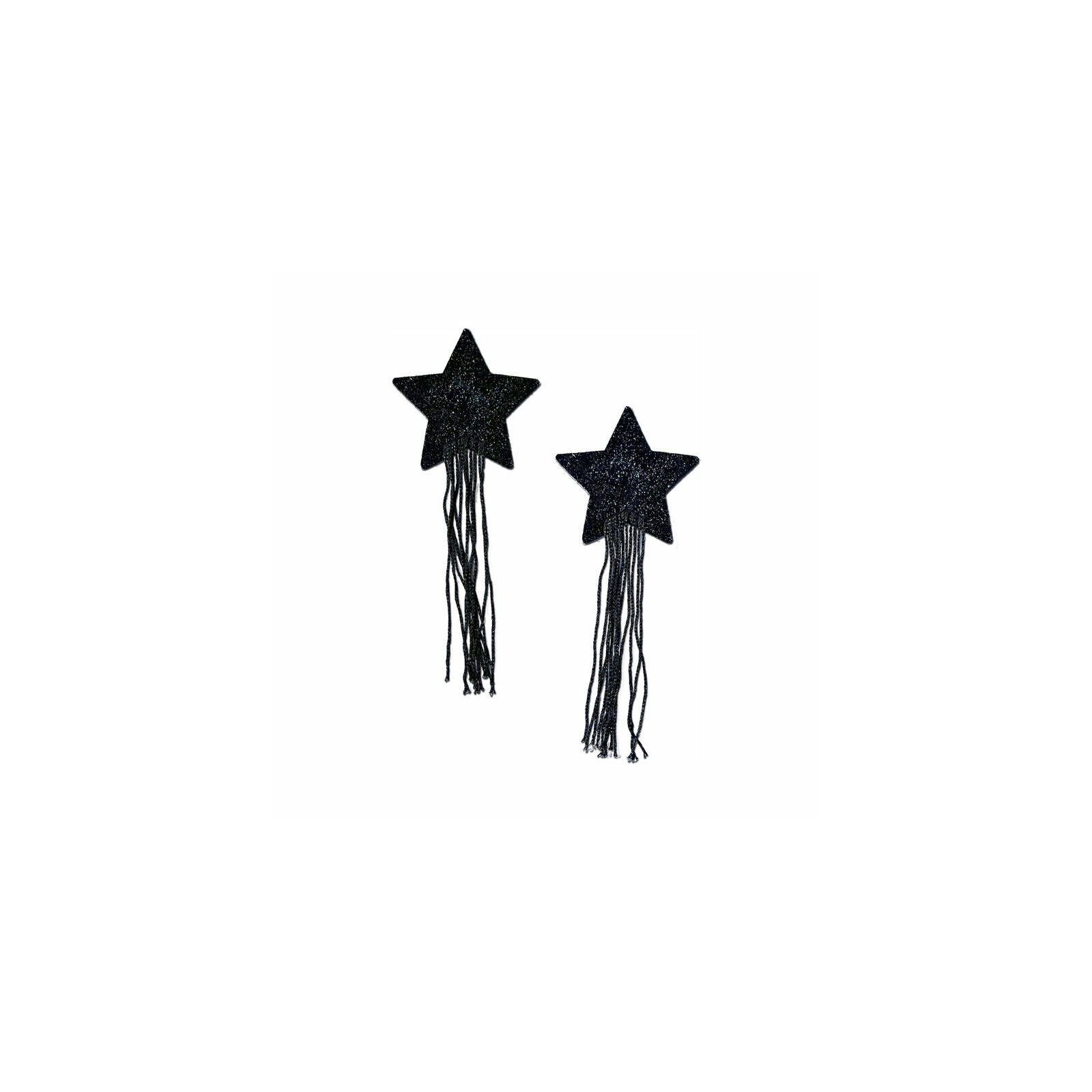 Tassel Pasties Black Sparkle Star