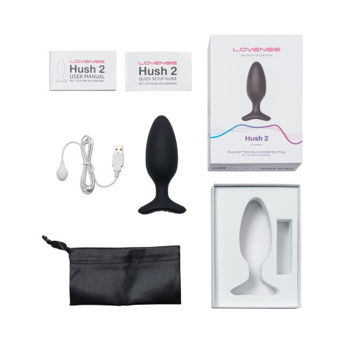 Lovense Hush 2 Remote-Controlled Vibrating Butt Plug