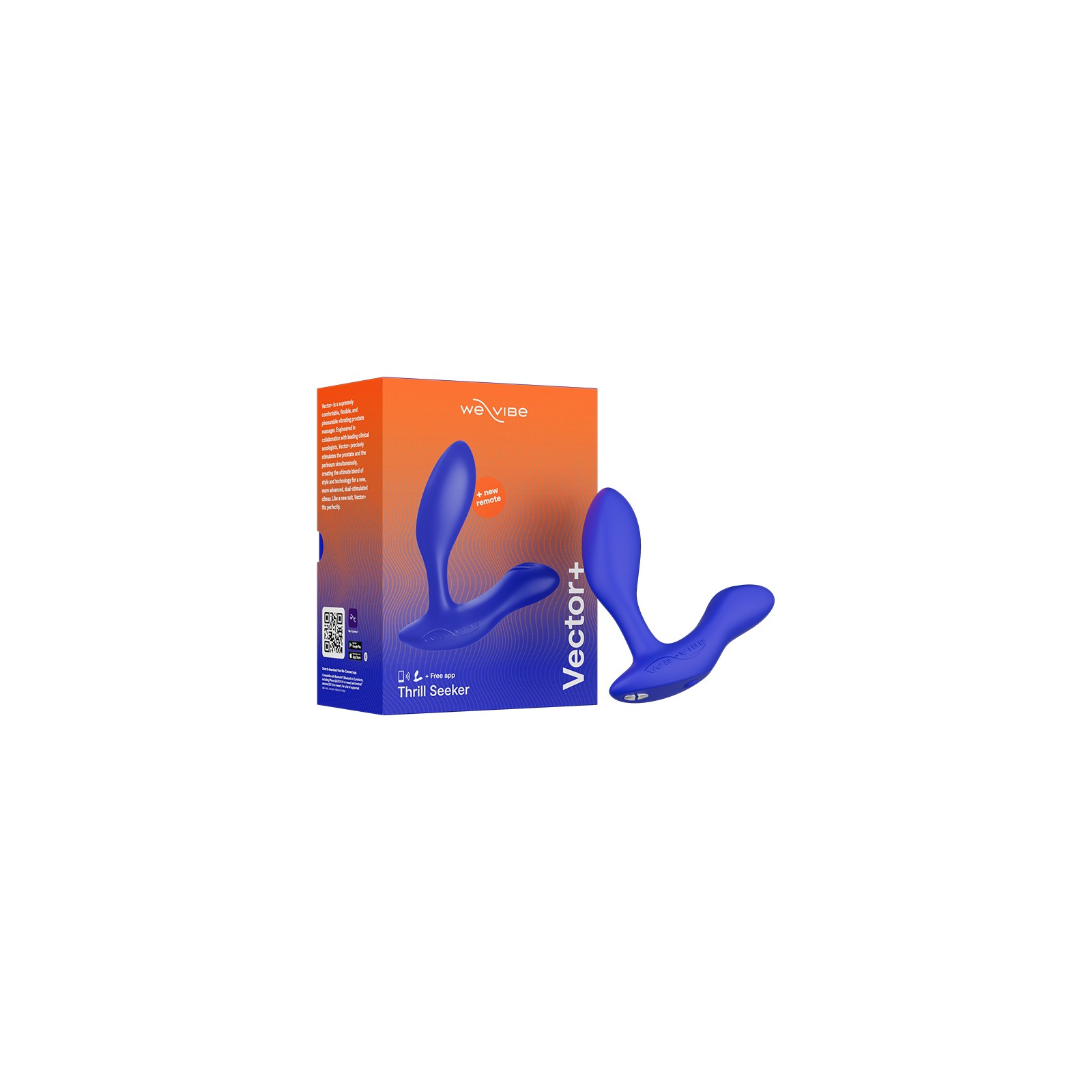 We-Vibe Vector+ Dual Stimulation Prostate Massager Royal Blue